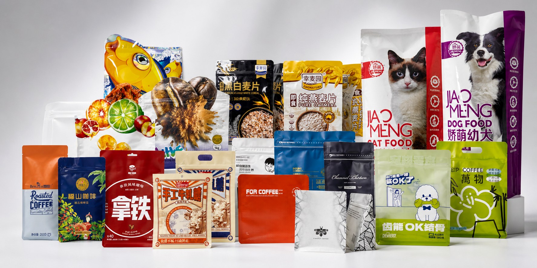 Three-dimensional custom packaging product showcase
